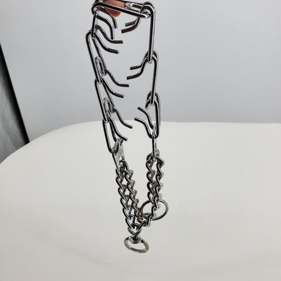 Herm Sprenger Dog Training Prong Pinch Collar Chrome Plated Steel - Picture 2 of 5